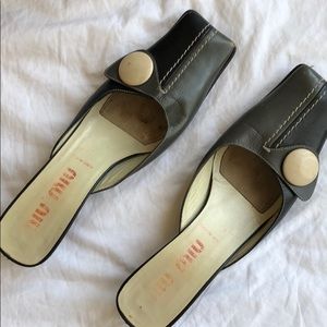 Vintage Miu Miu slides
